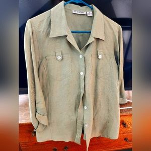 Linen Vintage Button Up
